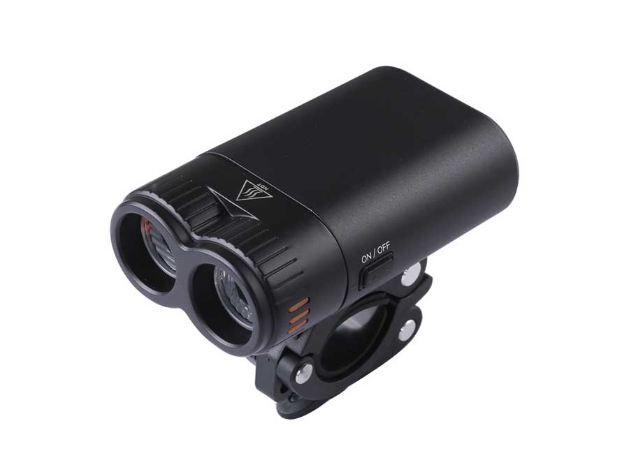 LF-05 Sate-Lite USB rechargeable bicycle head light with twin lens