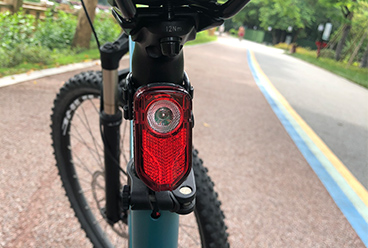 Newest USB rechargeable bike light set.