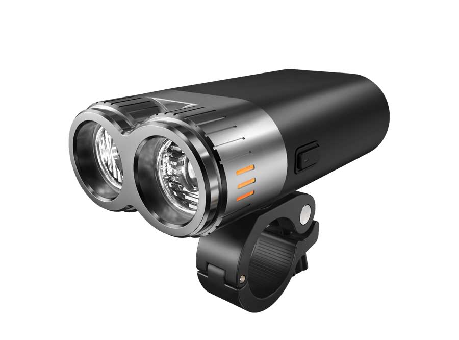 LF-05 Sate-Lite USB rechargeable bicycle head light with twin lens