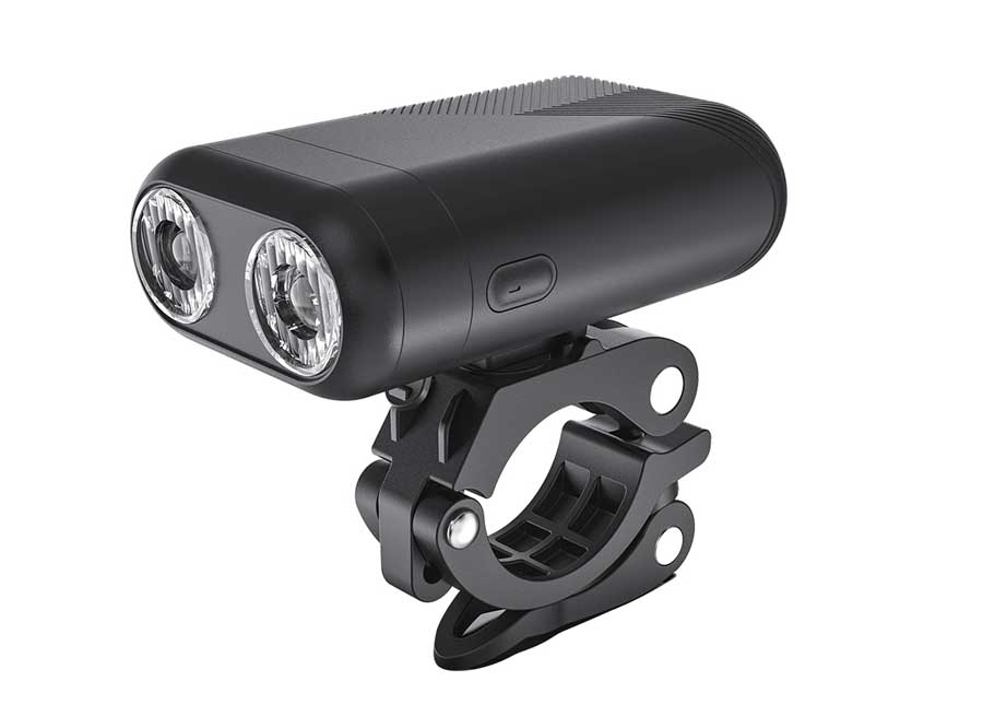 S601 Sate-Lite USB rechargeable bicycle headlight with twin optical lens design
