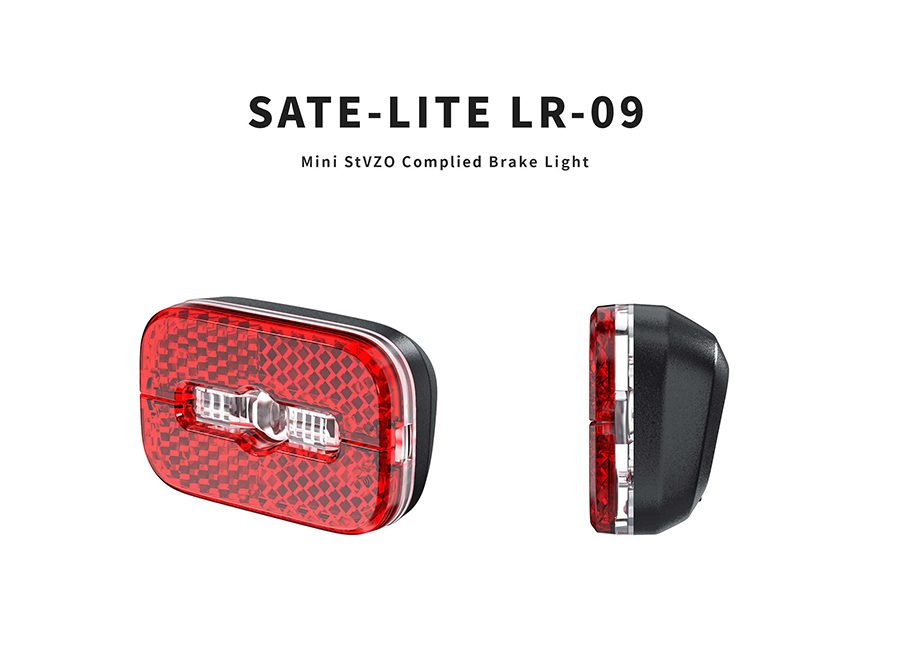 LR-09 NEW sate-lite mini brake rear light StVZO complied IPX-5 waterproof