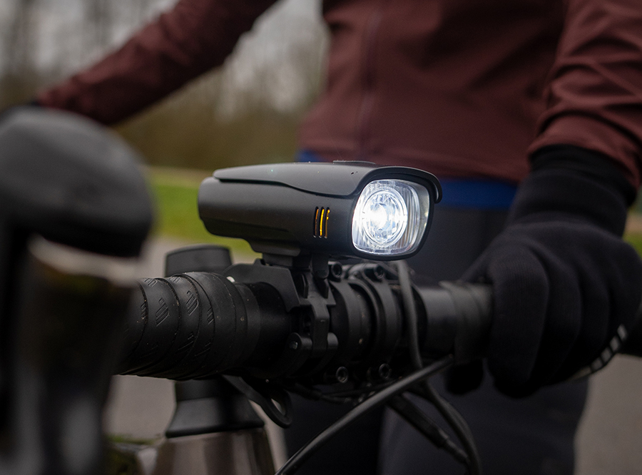 LF-10A Sate-Lite rechargeable bicycle headlight with close range zone design